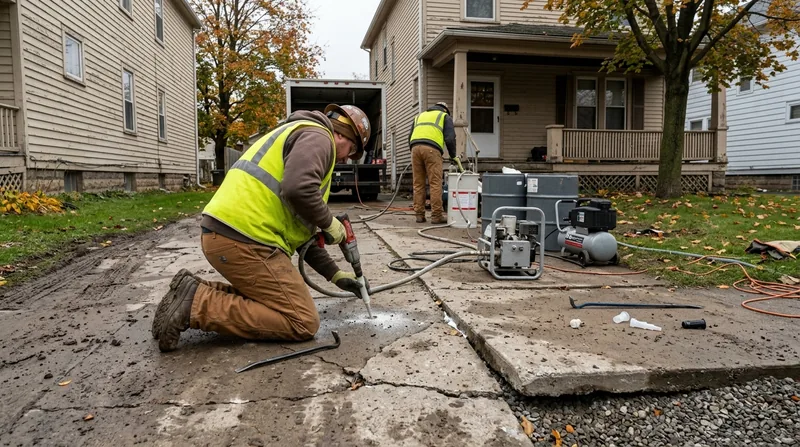 Concrete Leveling & Slab Lifting Buffalo